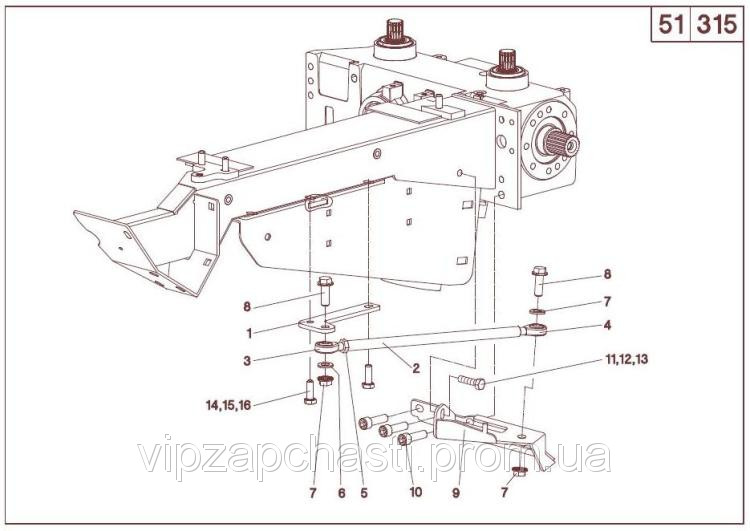 Тяга Geringhoff Mais Star Horizont, 502882