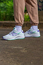 Жіночі Кросівки Nike Zoom Inferno 3 White Purple Green / Найк Зум Інферно 3 Білі з Фіолетовим та Зеленим, фото 4