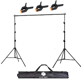 Кріплення для фону 2 х 3 м.Profi-light DFS-2030 студійні ворота на один фон + Сумка-чохол