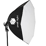 Октобокс круглий 70х70 см з патроном Е27 Profi-light CS-771 + Стійка 2 м, фото 4