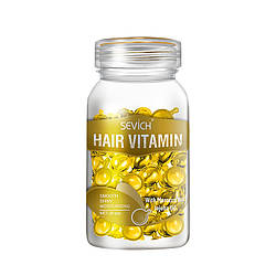 Вітамінні капсули для волосся Sevich Hair Vitamin з марокканською олією й олією жожоба для ламких і пористих