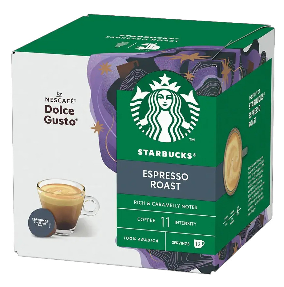 Кава у капсулах "Dolce Gusto" Starbucks Espresso Roast 12 шт.