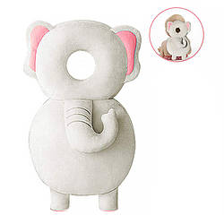 Дитяча захисна подушка-рюкзак Tochang для захисту голови у разі падіння підголівник Слон