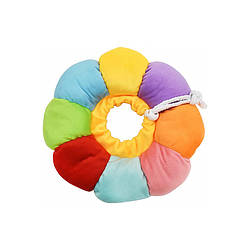 М'який комір-подушка для кішок Taotaopets 028811 антивилищувальний S Rainbow