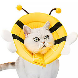 М'який комір-подушка для кішок DT-613 післяопераційний захисний від вилизування L Little Bee