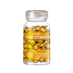 Вітамінні капсули для волосся Sevich Hair Vitamin з женьшенем і екстрактом меду для живлення ламкого волосся 30 шт.