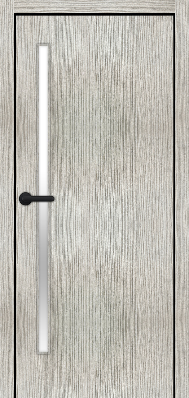 Двері міжкімнатні Portalino PL-ECO-21 Горна модрина ЕКО (зі склом сатин), фото 1