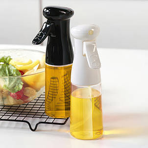 Диспенсер-розпилювач для оливкової олії оцту та соусів Oil Spray Bottle 50208-0123 200 мл Чорний (WAN), фото 3