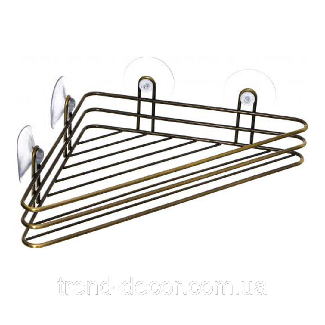 Полиця кутова на присосках Lemax бронза (EBA-10550 BA)