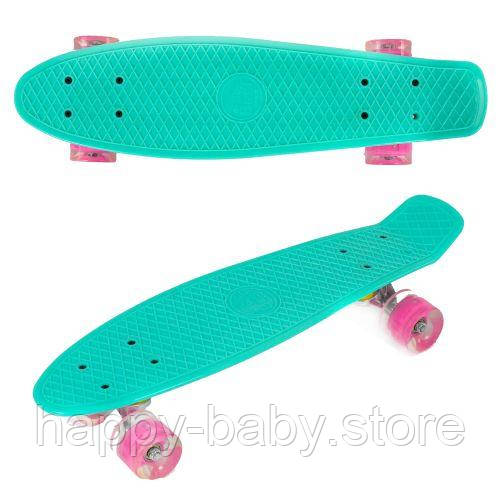 Пенні борд "Best Board", бірюзовий, фото 1