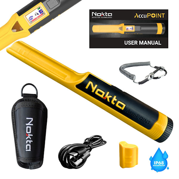 Пінпоінтер Nokta Accupoint. Підводний IP68. Дискримінація та кольоровий дисплей. Офіційна гарантія!