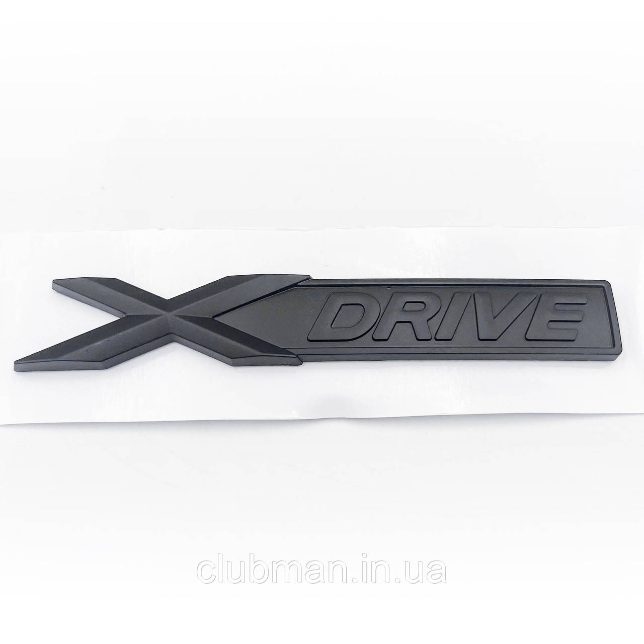 Емблема (наклейка, шильдик) XDrive BMW (БМВ) Чорний мат Стікер (11,0 x 1.7 см)