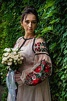 Розкішна вишита сукня бохо "Таємне кохання"