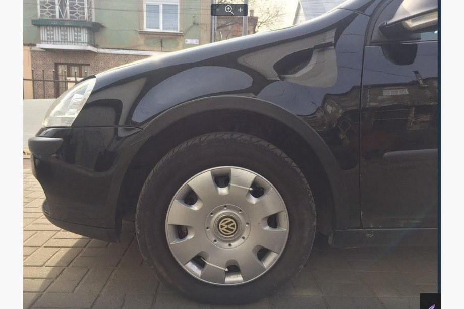 Накладки на арки (4 шт, чорні) для Volkswagen Golf Plus, фото 1