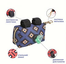 Диспенсер для мішків для собачих відходів у фіолетовому кольорі, фото 3