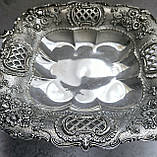 Срібна цукерка фруктовниця Троянда, фото 5