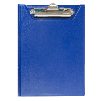 Папка-планшет А5 BuroMax PVC ВМ.3417-03 синій з затиском PVC