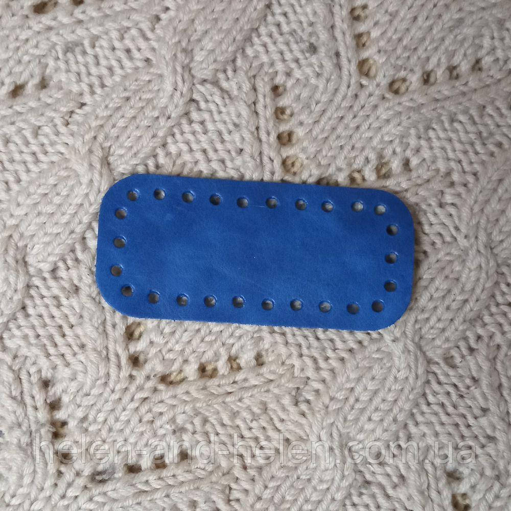 Денце для в'язаних міні сумочок. Колір «Волошка», фото 1