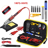 Паяльний набір із РК дисплеєм JCD 908S 80W у футлярі паяльна станція