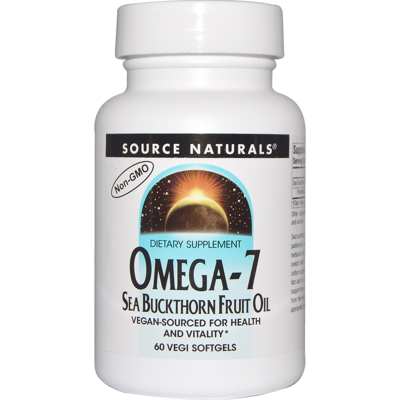 Омега-7, Source Naturals, 60 капсул. Зроблено в США.