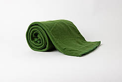 Плед Saffran флісовий 130х160 колір зелений- ніжний та м'який плед із флісу