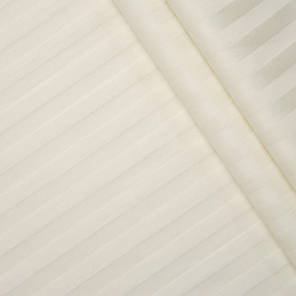 Світла бежева тканина 240 см для постільної білизни, однотонний страйп-сатин смуга 100% бавовна, у рулоні (60 м), фото 2