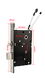 Електронний RFID замок для готелів та хостелів SEVEN LOCK SL-7731 silver, фото 7