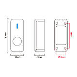 Кнопка виходу безконтактна металева накладна SEVEN K-7497ND, фото 9