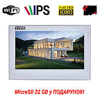 IP-відеодомофон 7 дюймів з Wi-Fi SEVEN DP-7577FHDW - IPS white