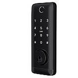 Розумний дверний біометричний замок SEVEN LOCK SL-7764BF black, фото 3