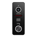 Виклична панель домофону з вбудованим зчитувачем карток EM-Marin SEVEN CP-7502F RFID black, фото 3