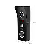 Виклична панель домофону з вбудованим зчитувачем карток EM-Marin SEVEN CP-7502F RFID black, фото 7