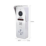 Виклична панель домофону з вбудованим зчитувачем карток EM-Marin SEVEN CP-7502F RFID white, фото 7