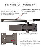 Дотягувач дверей RYOBI 1200 metallic bronze 80 кг, фото 5