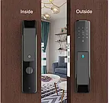 Розумний дверний біометричний замок SEVEN LOCK SL-7775BF black, фото 5