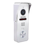 IP-панель виклику з вбудованим зчитувачем карт MIFARE SEVEN CP-7500FHD-Wi-Fi white, фото 4