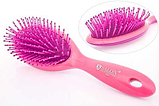 Щітка для волосся Salon Professional 8940 з нейлоновою щетиною (квіту в асортименті), фото 3