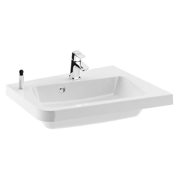 Умивальник RAVAK 10° 550 R white з отвором XJIP1155000