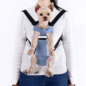 Рюкзак-кенгуру для тварин SY210814 Light Jeans з кишенею S