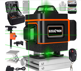 Лазерний рівень 4D 16 ліній 25м BIGSTREN