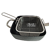 Сковорода фритюрниця глибока з кришкою Benson — BN-355, фото 7