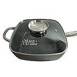 Сковорода фритюрниця глибока з кришкою Benson — BN-355, фото 9