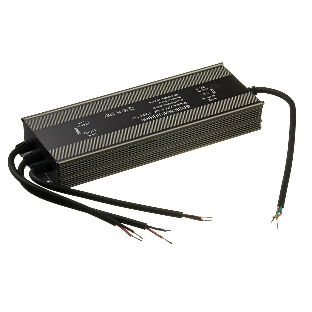 Led блок живлення AVT-12V вологозахистIP 65 33,3А - 400W