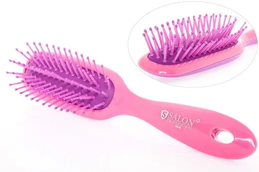 Щітка для волосся продувна Salon Professional 8948 color з нейлоновою щетиною