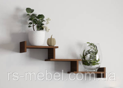 Полиця П-14 горіх (Компаніт),, фото 1