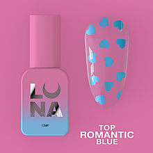 Топ для гель-лаку LUNAmoon Top Romantic Blue 13ml