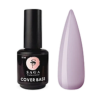 SAGA Cover Base Elastic №02 молочно-рожева, 15 мл