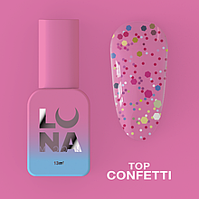 Топ для гель-лака LUNAmoon Top Confetti 13ml