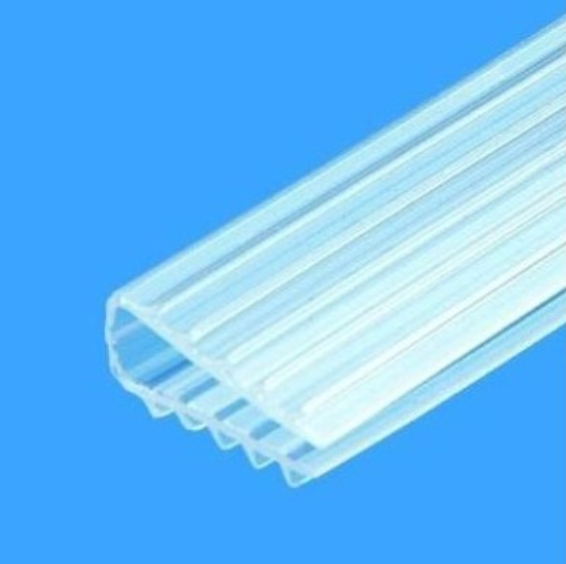 Ущільнювач для душової кабіни, гідробокс П-обр. під товщину скла 4-5 мм