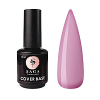 SAGA Cover Base Elastic №05 світло-рожева, 15 мл